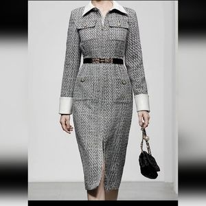 🦋NWT Stunning tailored lining belt Audry Hepburn Style Coat. XL
